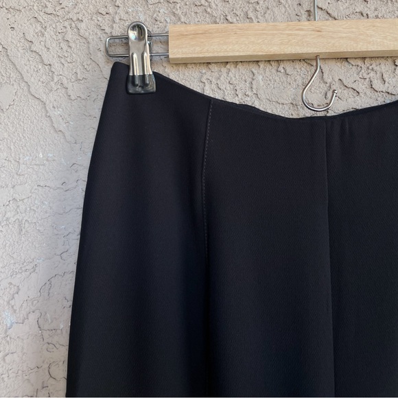 ANTHROPOLOGIE NWT Black Wide Leg Flowy Flounce Flare Pants Zinnia Trousers - Picture 10 of 13